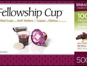 Fellowship Cup® - Prefilled Communion Cups (500 Count): Includes Juice and Wafer