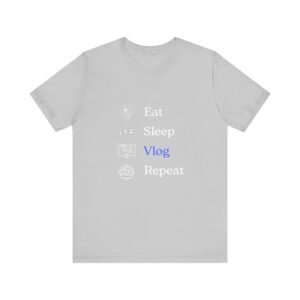 Casual Vlog Tee - Unisex Jersey Short Sleeve T-Shirt,