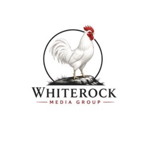 Whiterock Media Group Logo 22oz Skinny Tumbler